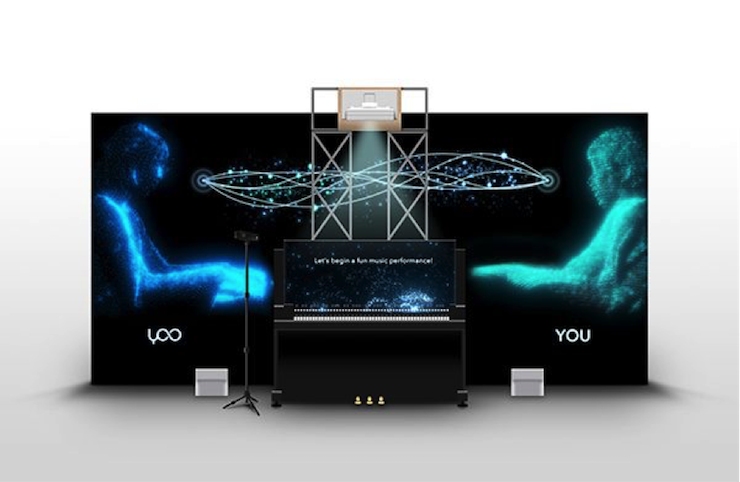 果博联手博报堂i-Studio展出实验性人工智能音乐装置“与YOO合奏”