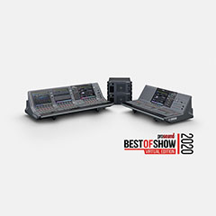 RIVAGE PM5和PM3数字混音系统，实力斩获IBC 2020 Best of Show大奖